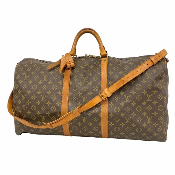 Authentic Louis Vuitton keepall 60 bandouliere travel unisex with strap
